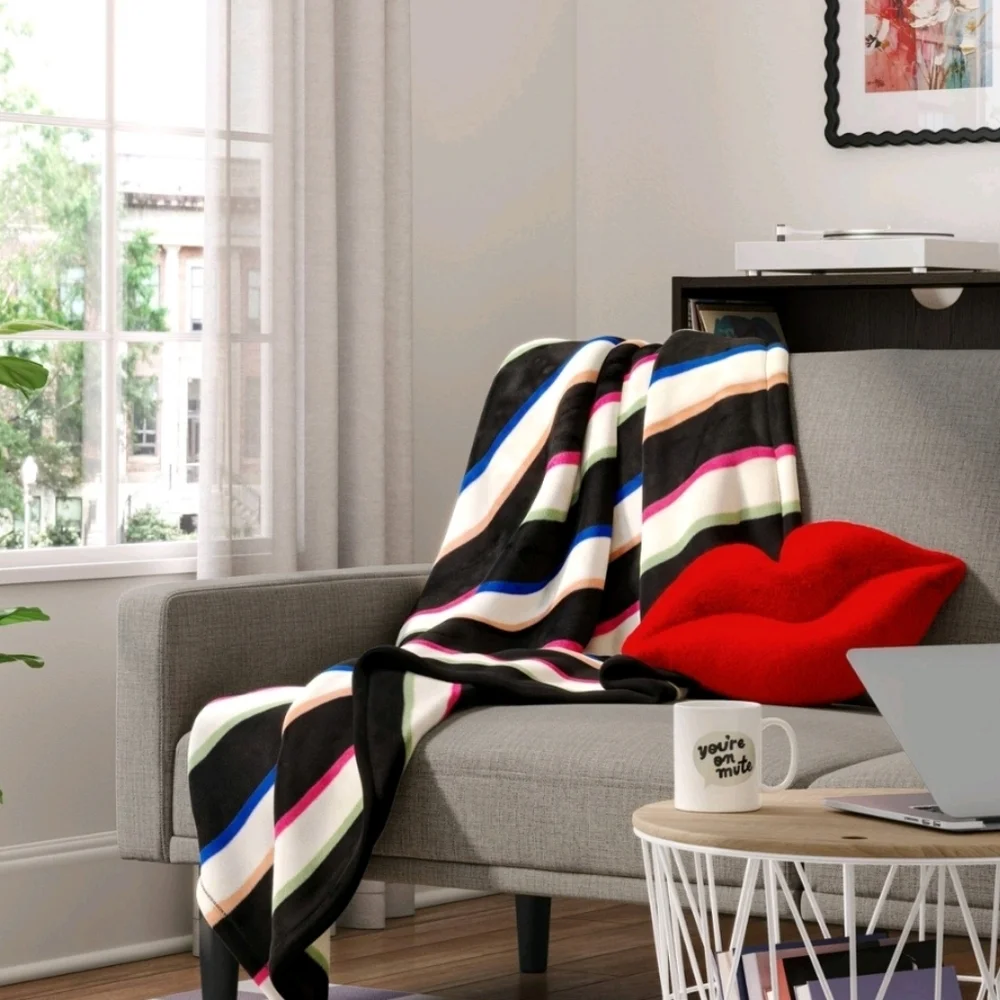 Plush Lip Shaped Toss Red -Room Essentials